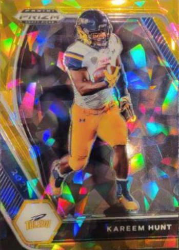 Kareem Hunt [Gold Ice Prizm] #89