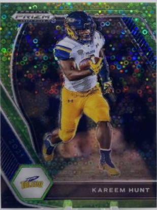 Kareem Hunt [Neon Green Circles Prizm] #89