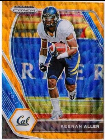 Keenan Allen [Orange Wave Prizm] #42