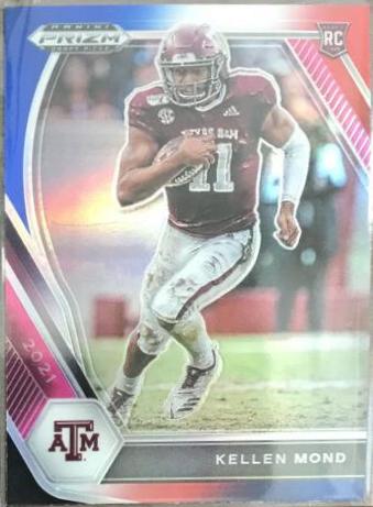 Kellen Mond [Red White and Blue Prizm] #132