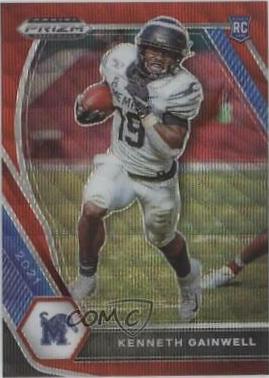 Kenneth Gainwell [Ruby Wave Prizm] #113