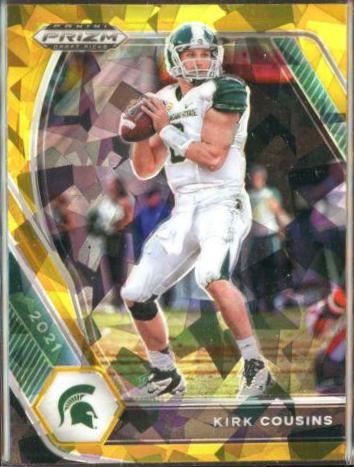 Kirk Cousins [Gold Ice Prizm] #22