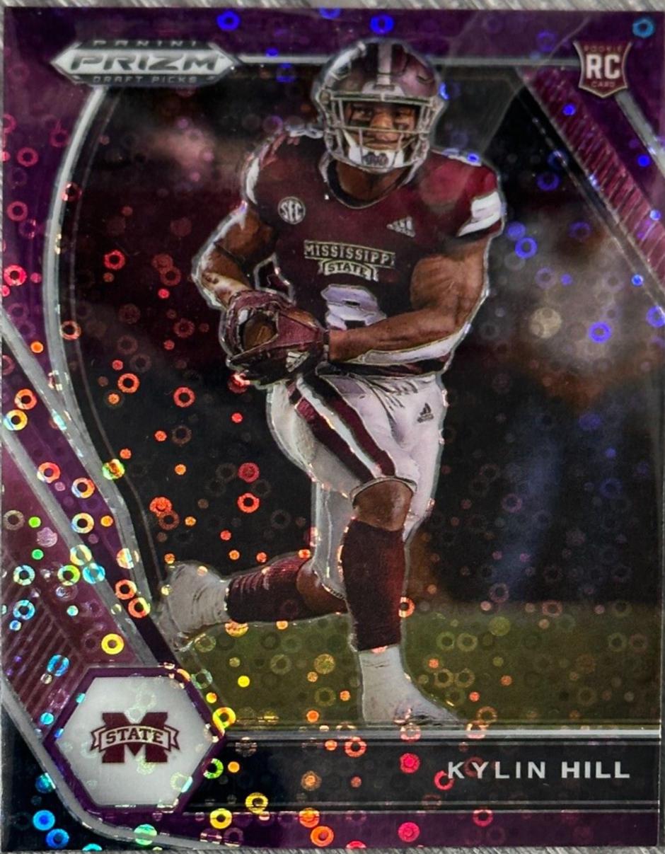 Kylin Hill [Purple Circles Prizm] #118