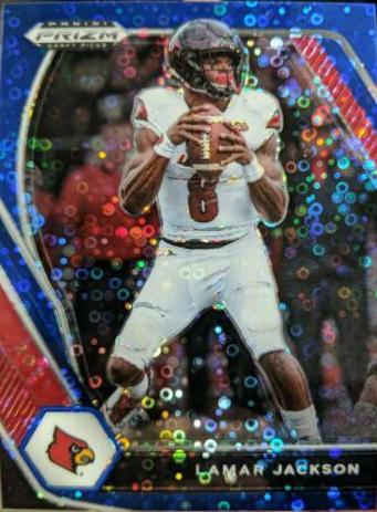 Lamar Jackson [Blue Circles Prizm] #26