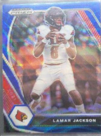 Lamar Jackson [Blue Wave Prizm] #26