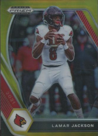 Lamar Jackson [Gold Prizm] #26