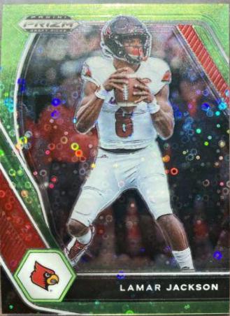 Lamar Jackson [Neon Green Circles Prizm] #26