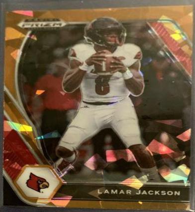 Lamar Jackson [Orange Ice Prizm] #26