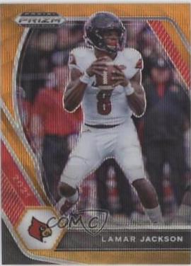 Lamar Jackson [Orange Wave Prizm] #26