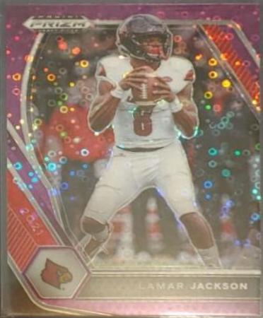 Lamar Jackson [Purple Circles Prizm] #26