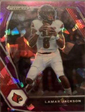 Lamar Jackson [Purple Ice Prizm] #26