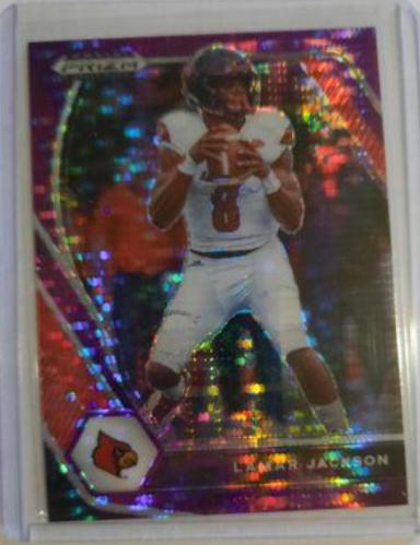 Lamar Jackson [Purple Pulsar Prizm] #26