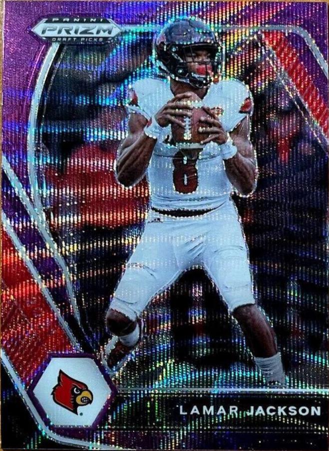 Lamar Jackson [Purple Wave Prizm] #26