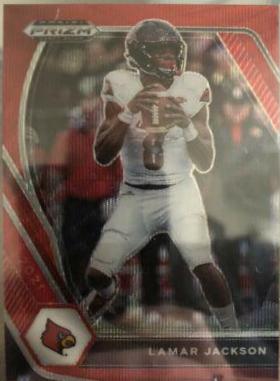Lamar Jackson [Red Pulsar Prizm] #26