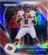 Lamar Jackson [Red White and Blue Prizm] #26