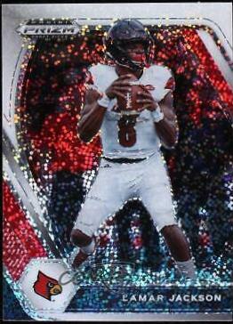 Lamar Jackson [White Sparkle Prizm] #26