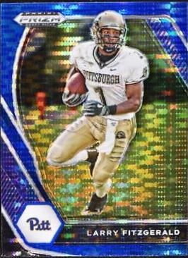Larry Fitzgerald [Blue Pulsar Prizm] #70