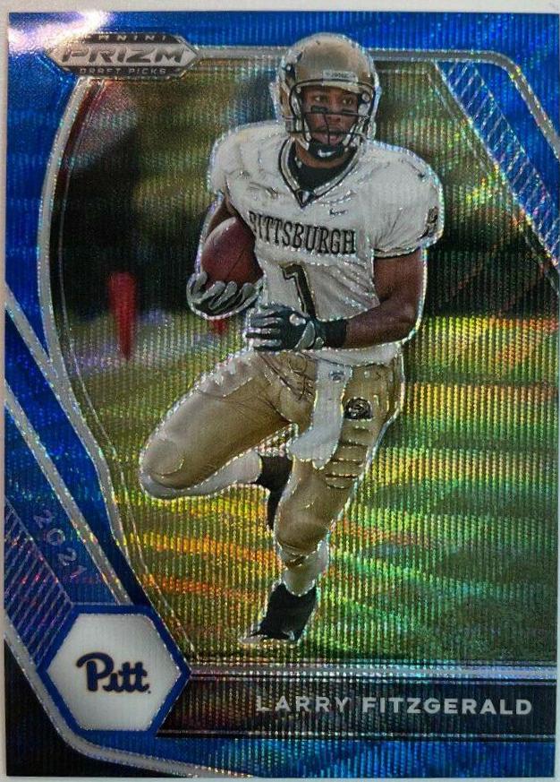 Larry Fitzgerald [Blue Wave Prizm] #70