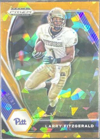 Larry Fitzgerald [Orange Ice Prizm] #70