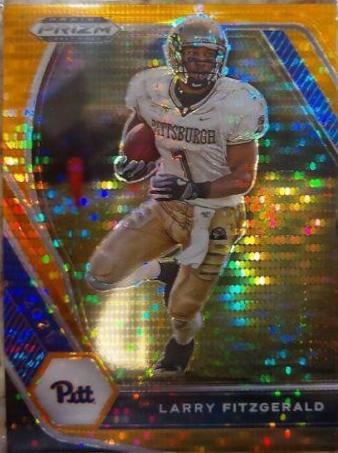 Larry Fitzgerald [Orange Pulsar Prizm] #70