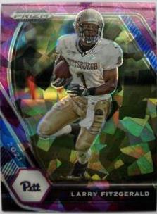 Larry Fitzgerald [Purple Ice Prizm] #70