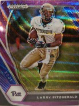 Larry Fitzgerald [Purple Pulsar Prizm] #70