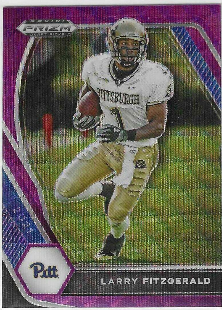 Larry Fitzgerald [Purple Wave Prizm] #70