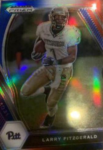Larry Fitzgerald [Red White and Blue Prizm] #70