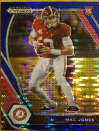 Mac Jones [Blue Pulsar Prizm] #104