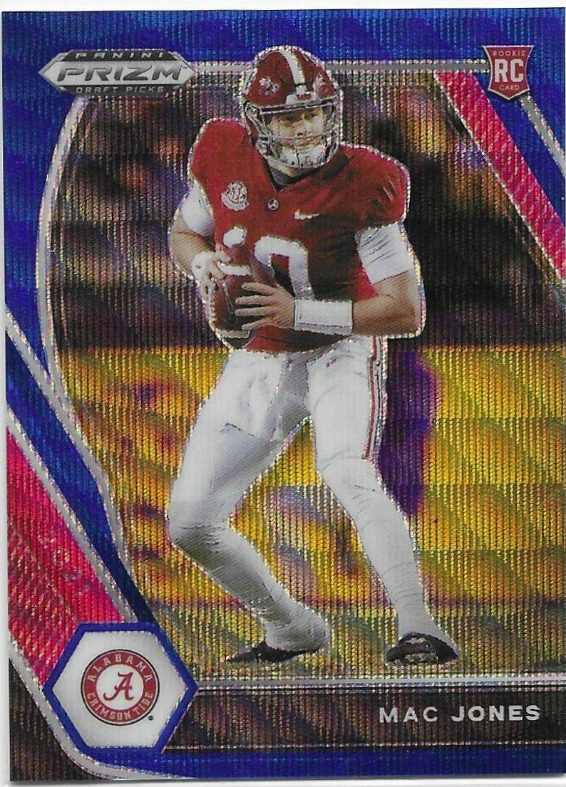 Mac Jones [Blue Wave Prizm] #104