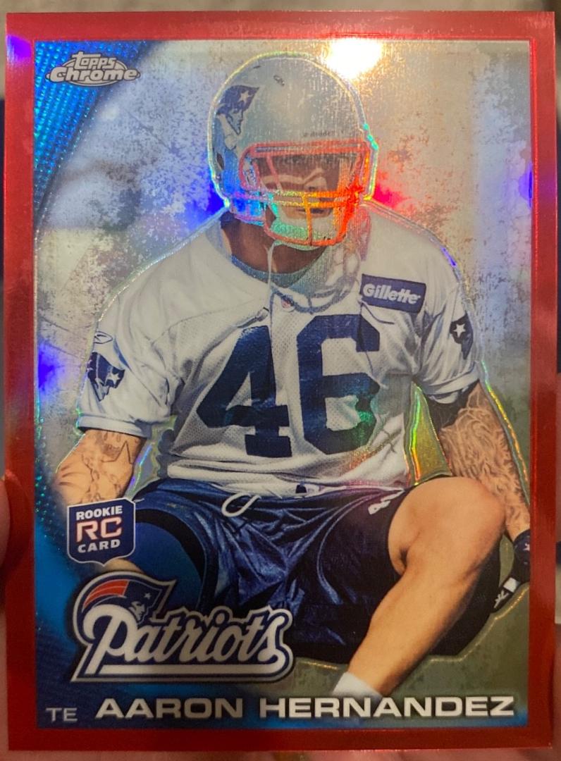 Aaron Hernandez [Red Refractor] #C87