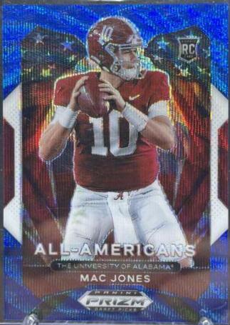 Mac Jones [Blue Wave Prizm] #183