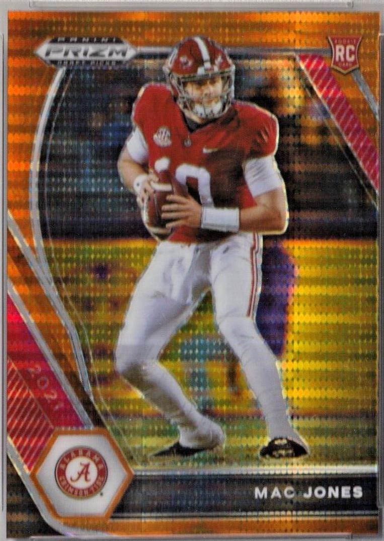 Mac Jones [Orange Pulsar Prizm] #104