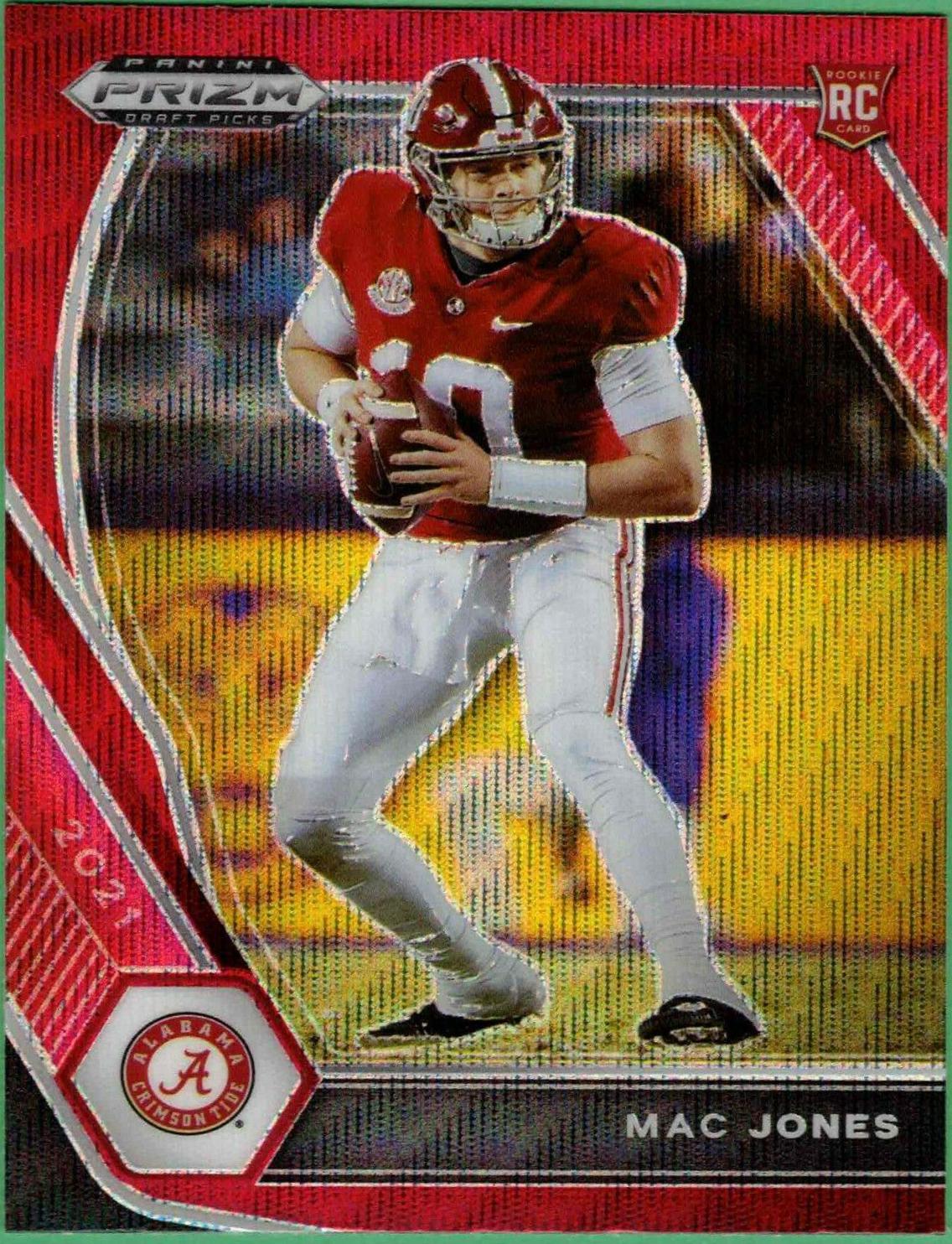 Mac Jones [Ruby Wave Prizm] #104