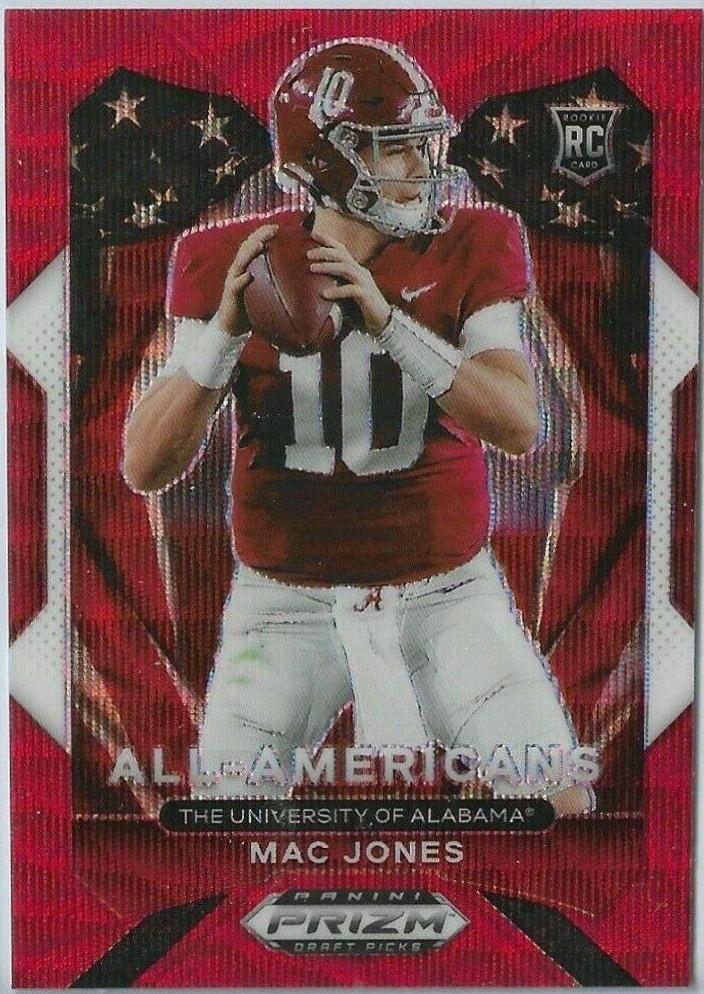 Mac Jones [Ruby Wave Prizm] #183