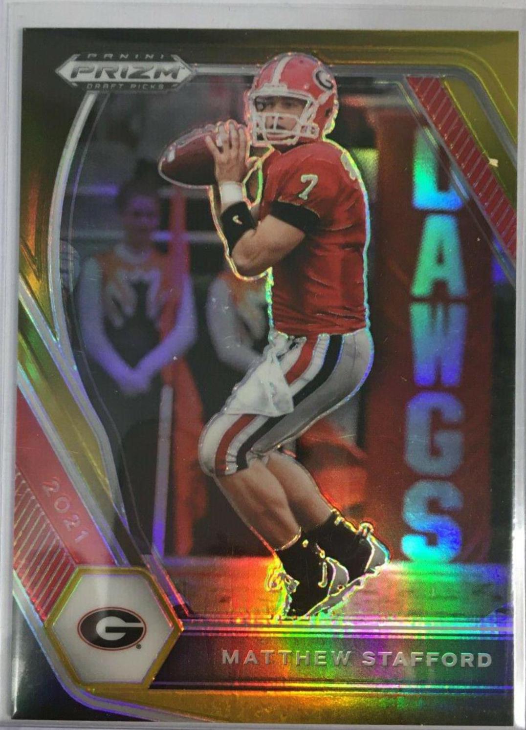 Matthew Stafford [Black Gold Prizm] #19