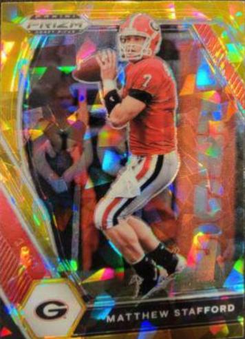 Matthew Stafford [Gold Ice Prizm] #19