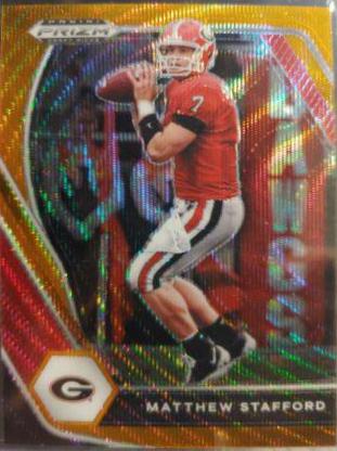 Matthew Stafford [Orange Wave Prizm] #19