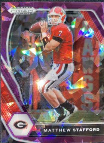 Matthew Stafford [Purple Ice Prizm] #19