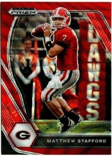Matthew Stafford [Ruby Wave Prizm] #19