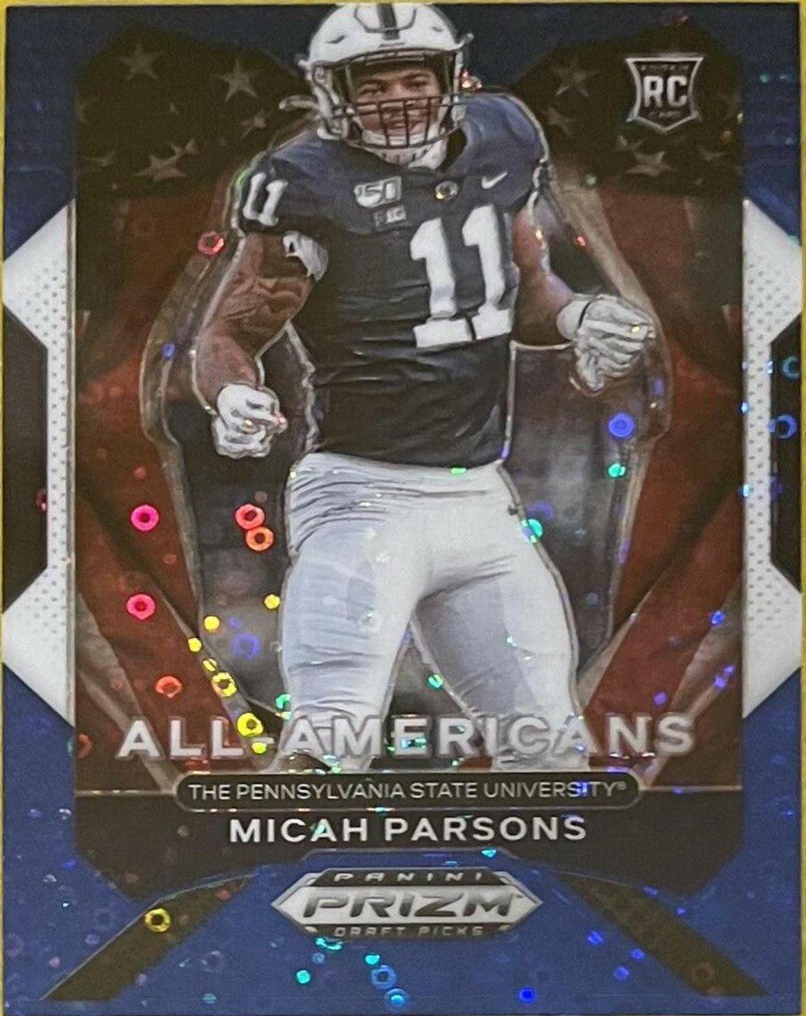 Micah Parsons [Blue Circles Prizm] #188