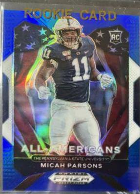 Micah Parsons [Blue Pulsar Prizm] #136