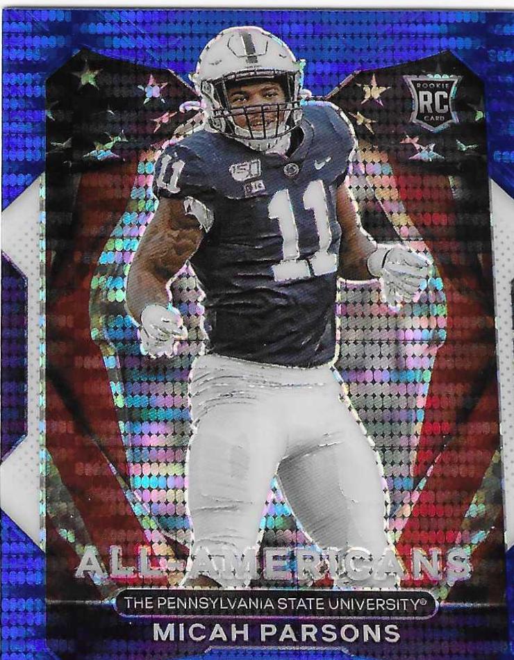 Micah Parsons [Blue Pulsar Prizm] #188