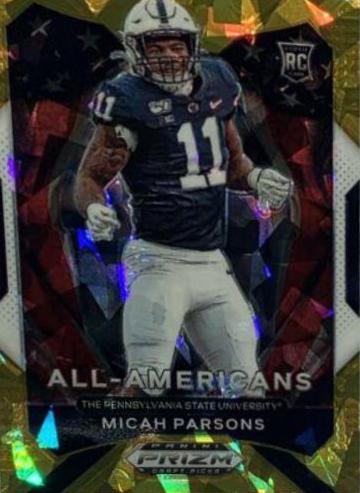 Micah Parsons [Gold Ice Prizm] #188