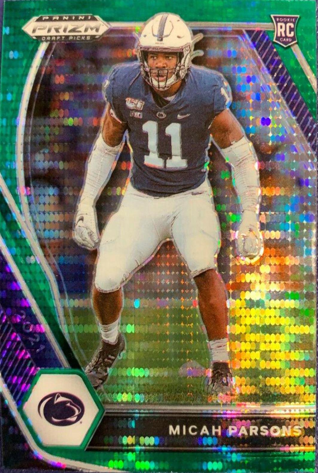 Micah Parsons [Green Pulsar Prizm] #136