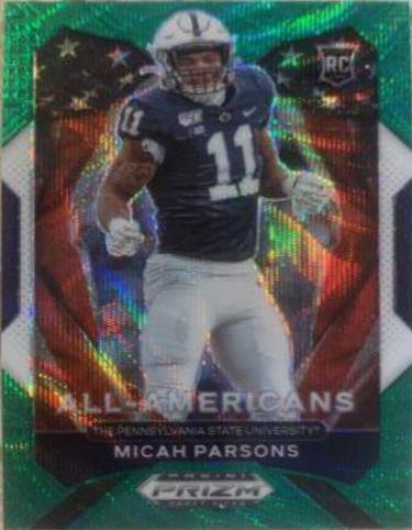 Micah Parsons [Green Wave Prizm] #188