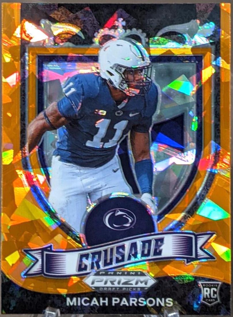 Micah Parsons [Orange Pulsar Prizm] #175