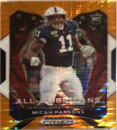 Micah Parsons [Orange Pulsar Prizm] #188