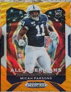 Micah Parsons [Orange Wave Prizm] #188