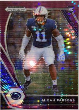 Micah Parsons [Purple Pulsar Prizm] #136